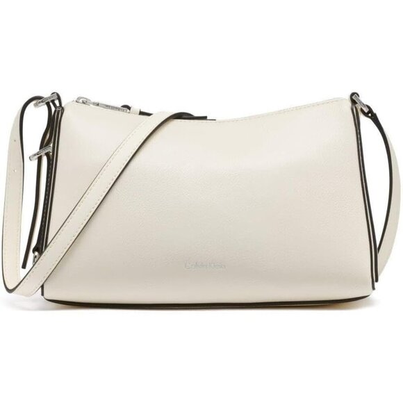 Vegan Leather Crossbody Bag Womens with Interior Pockets for Travel and Daily